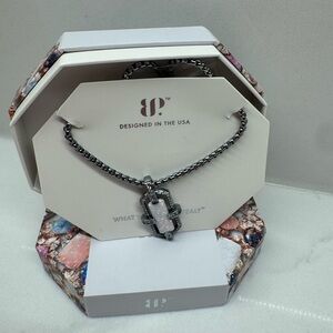 Hematite Pendant Necklace